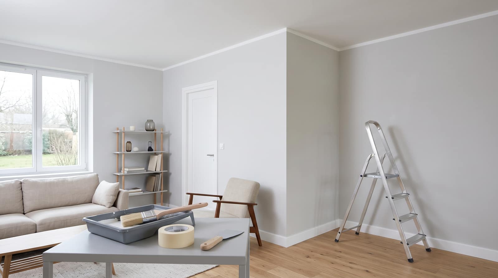 Peindre un plafond, la surface qui pardonne le moins de défauts