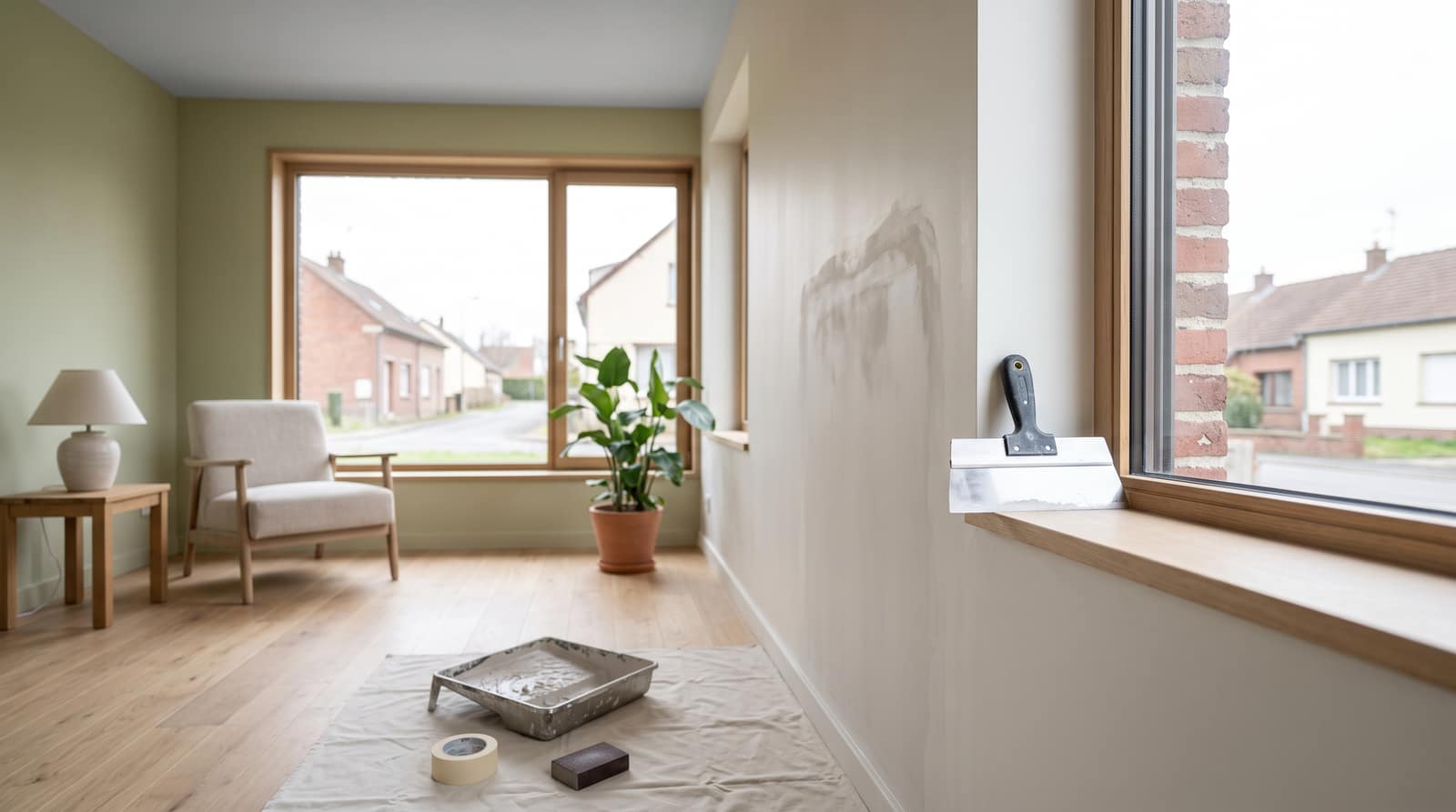 Fissure de plâtre avant peinture : distinguer ce qui tient de ce qui rouvre